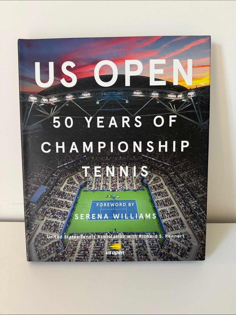 US Open 50 Years of Championship Tennis Hardcover - Multi-Color